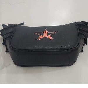 Jeffree Star Bat makeup bag with zipper 
Size: 6" x 8.5" x 3" |
